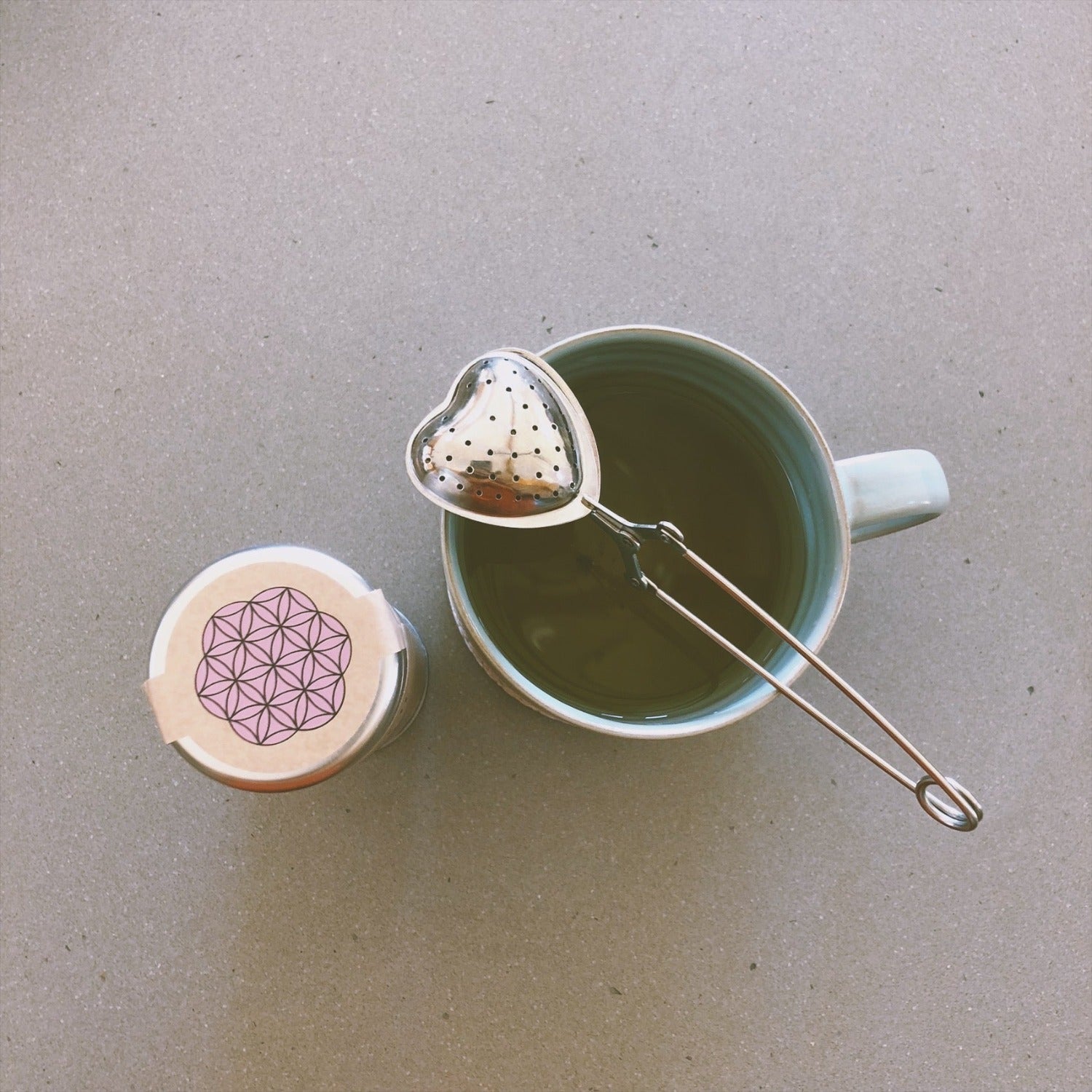 Heart Tea Infuser | Stainless Steel Strainer for Loose-Leaf Tea Rituals - Mystic Mug 
