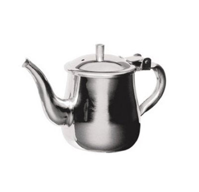 Stainless Steel Gooseneck Tea & Coffee Pot w/ Vented Hinged Lid - Mystic Mug 