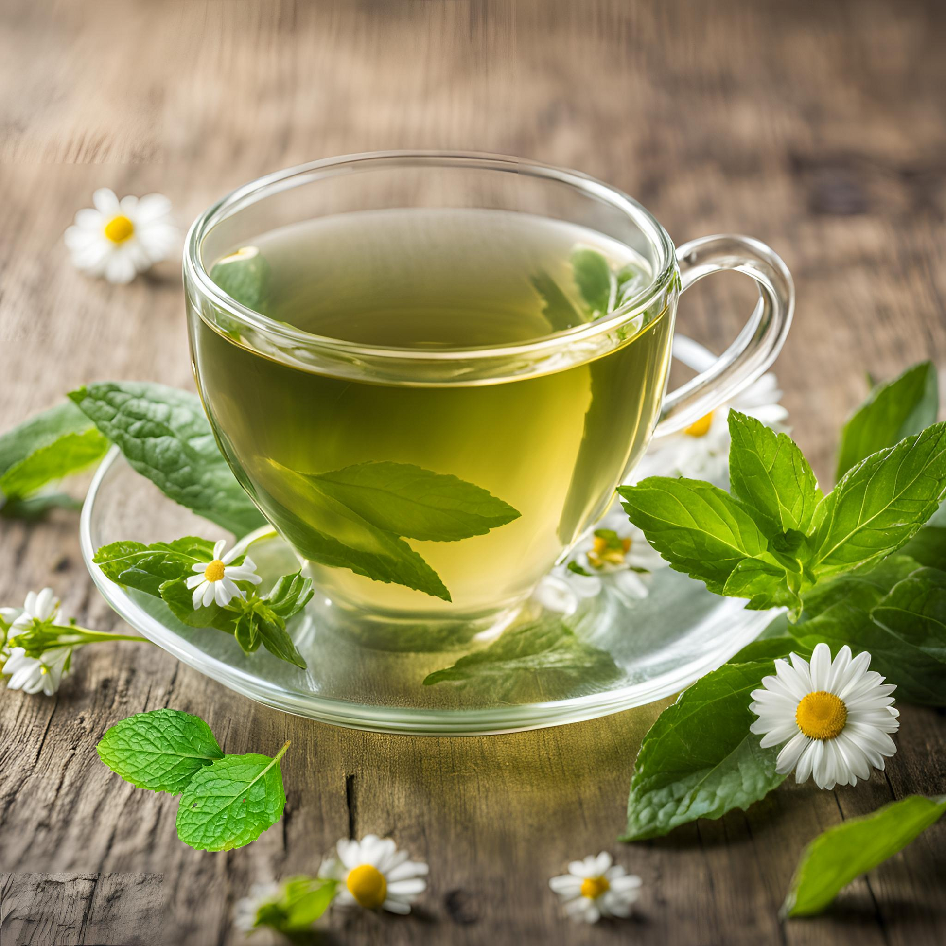 Chamomile Mint Green Tea w. Citrus Organic Fairtrade 20ct - Mystic Mug 