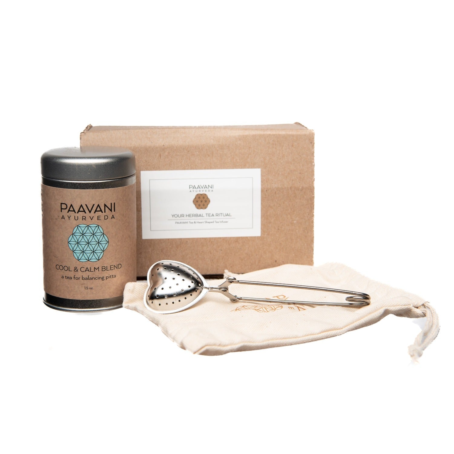 Your Herbal Tea Ritual | Organic Loose-Leaf Tea & Heart Infuser - Mystic Mug 