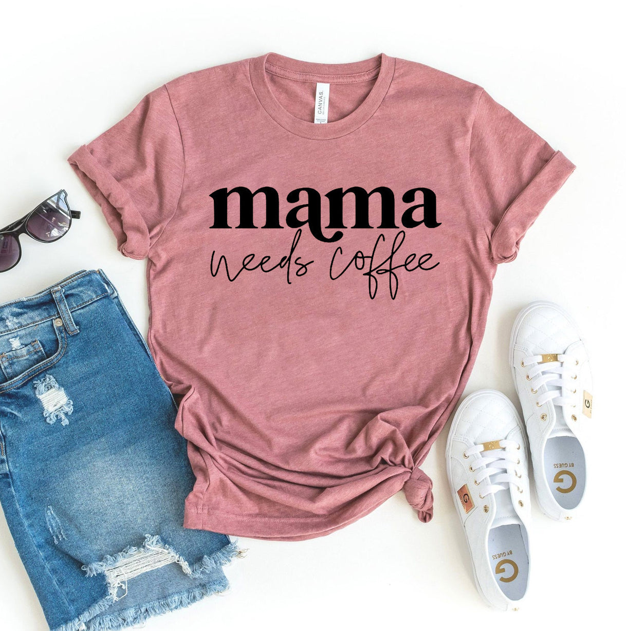 Mama Needs Coffee T-shirt - Mystic Mug 
