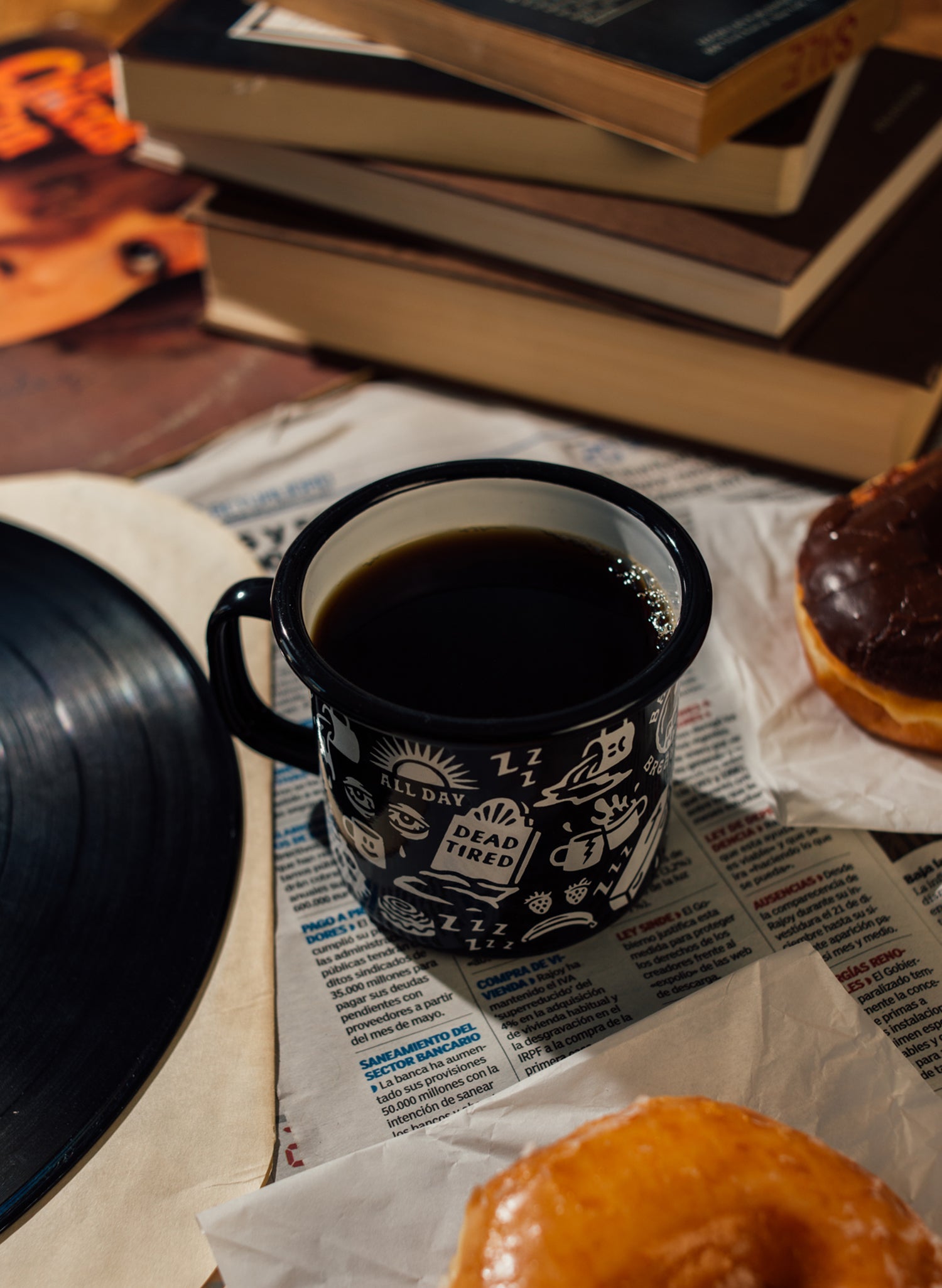 Dead Tired Enamel Mug - Mystic Mug 