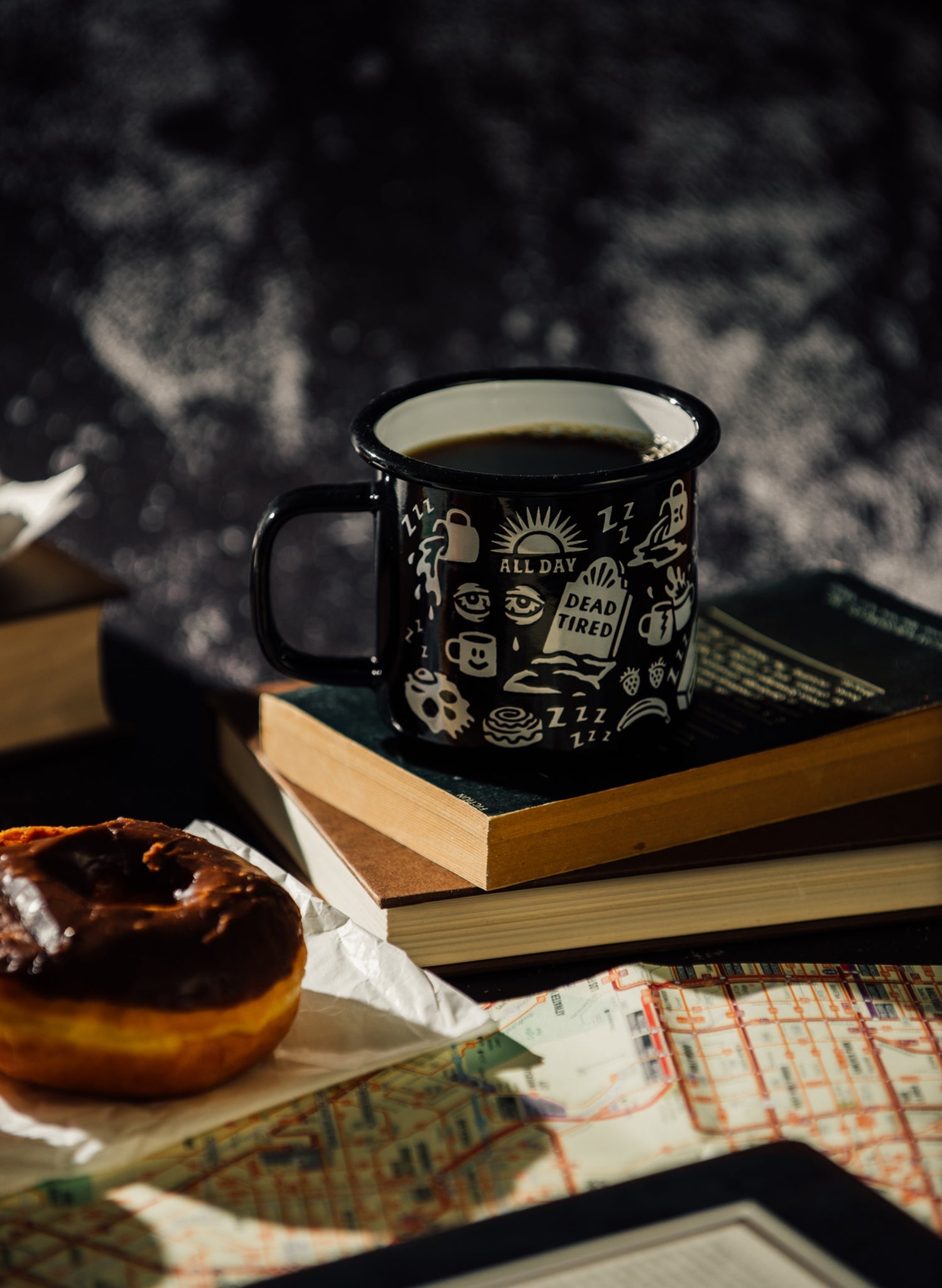 Dead Tired Enamel Mug - Mystic Mug 