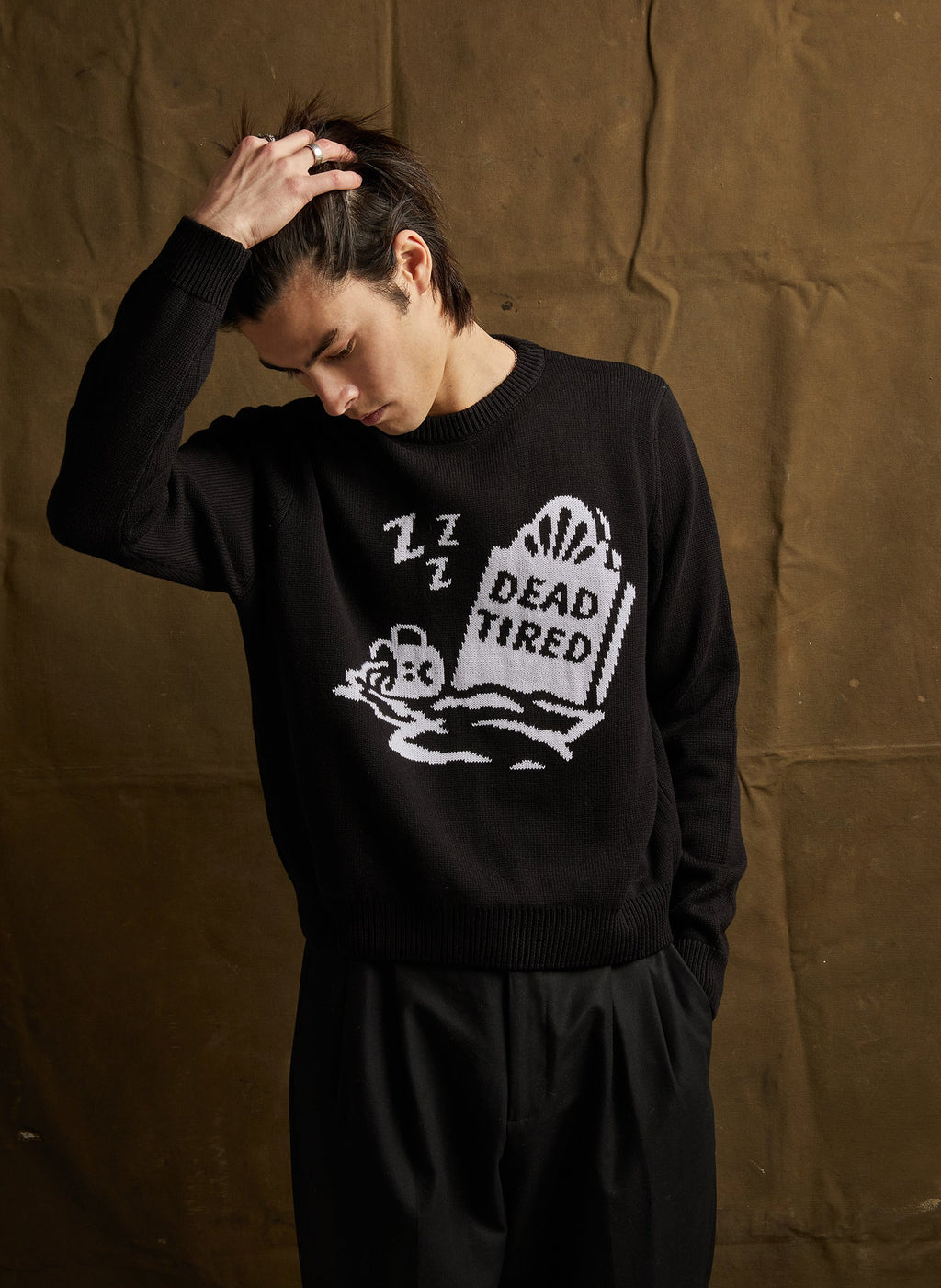 Dead Tired Sweater - Mystic Mug 