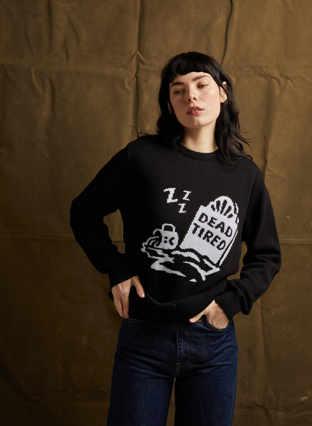 Dead Tired Sweater - Mystic Mug 