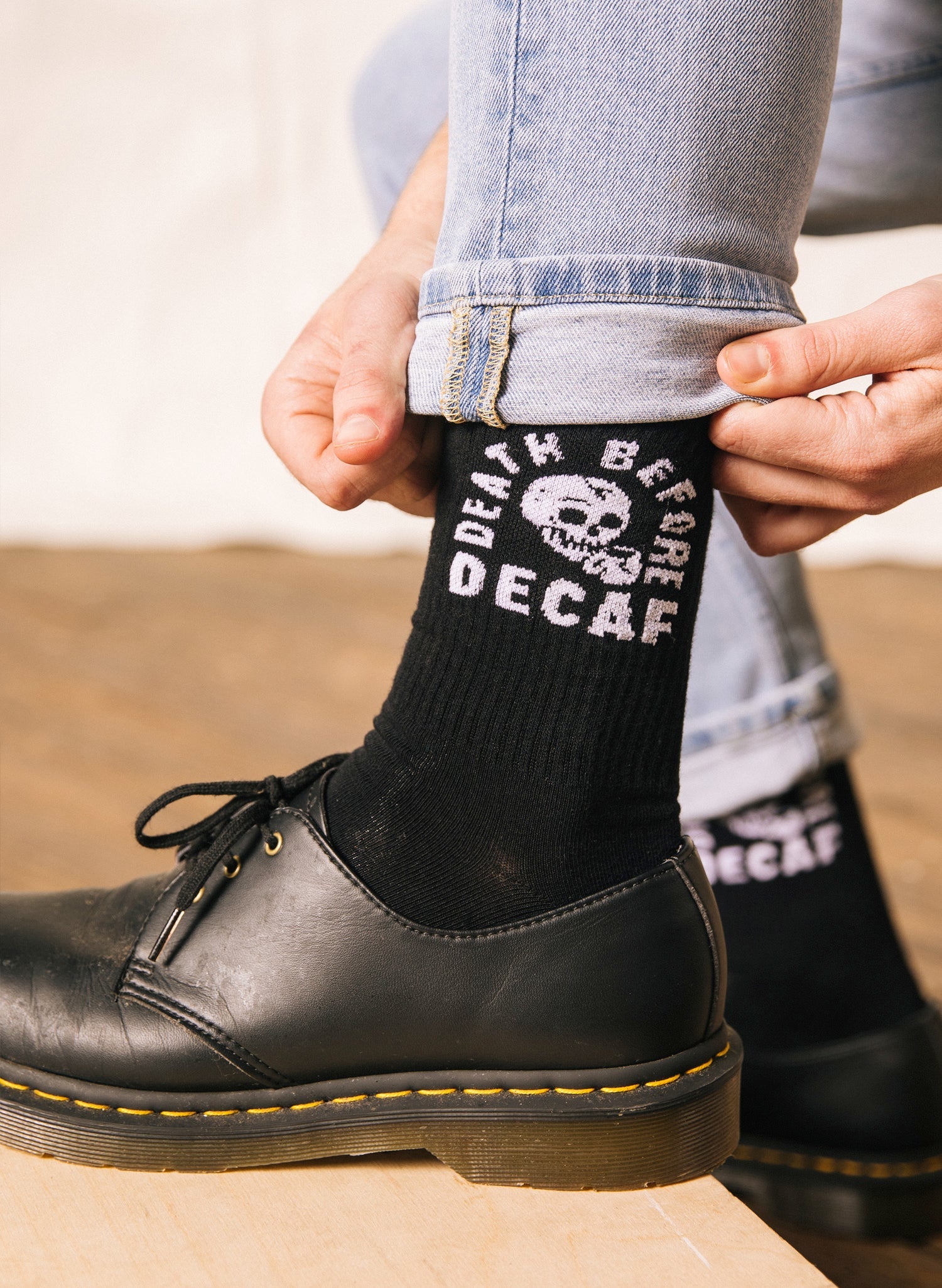 Death Before Decaf Socks - Mystic Mug 