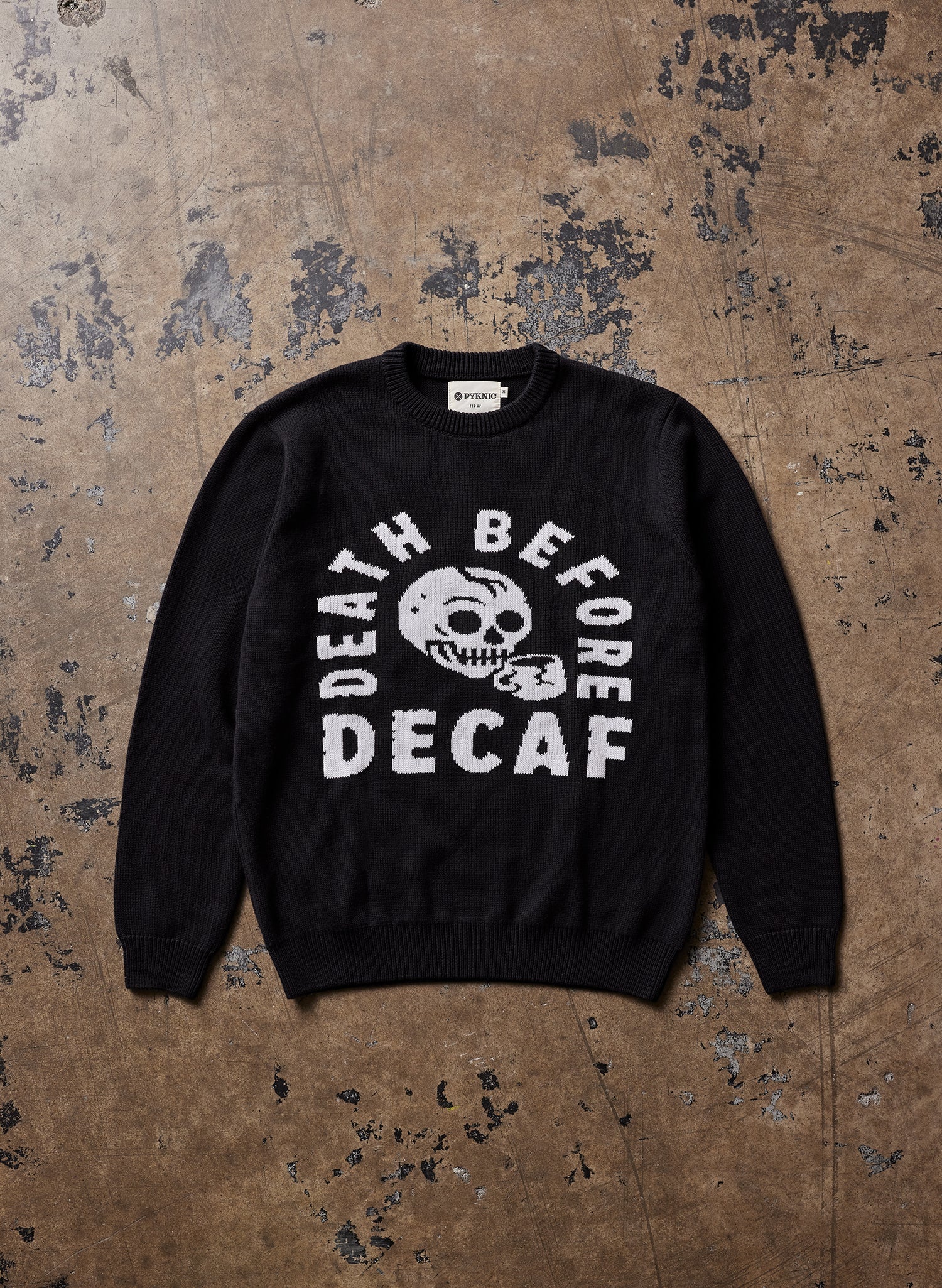 Death Before Decaf Sweater - Mystic Mug 