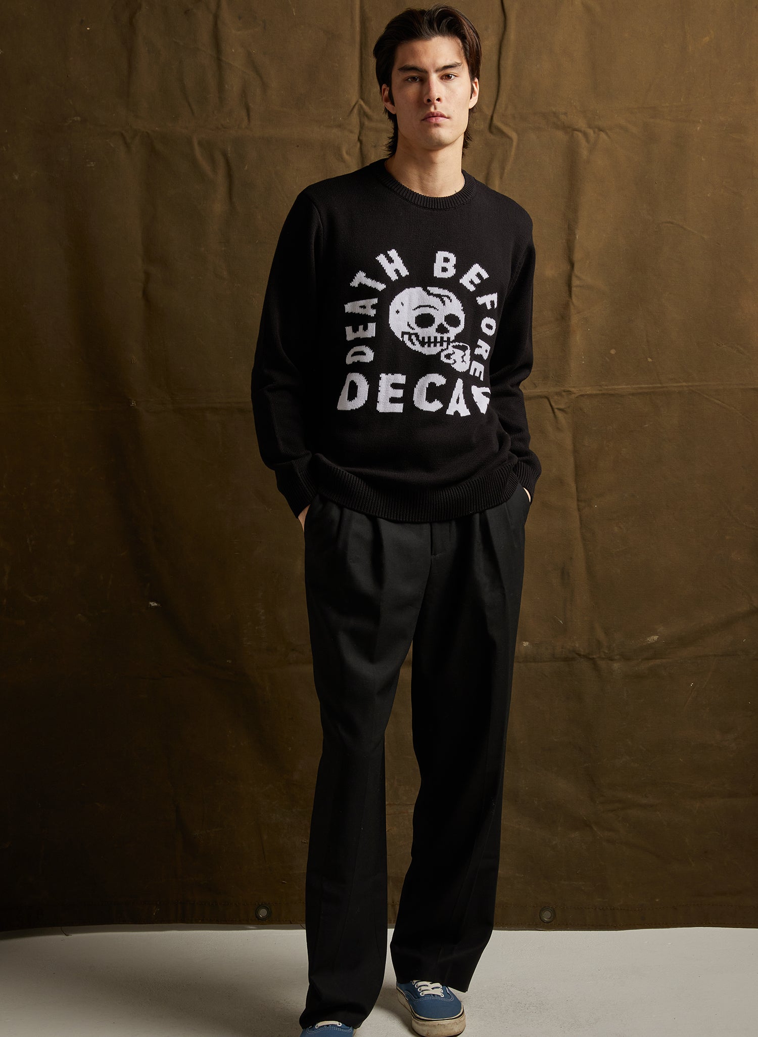 Death Before Decaf Sweater - Mystic Mug 