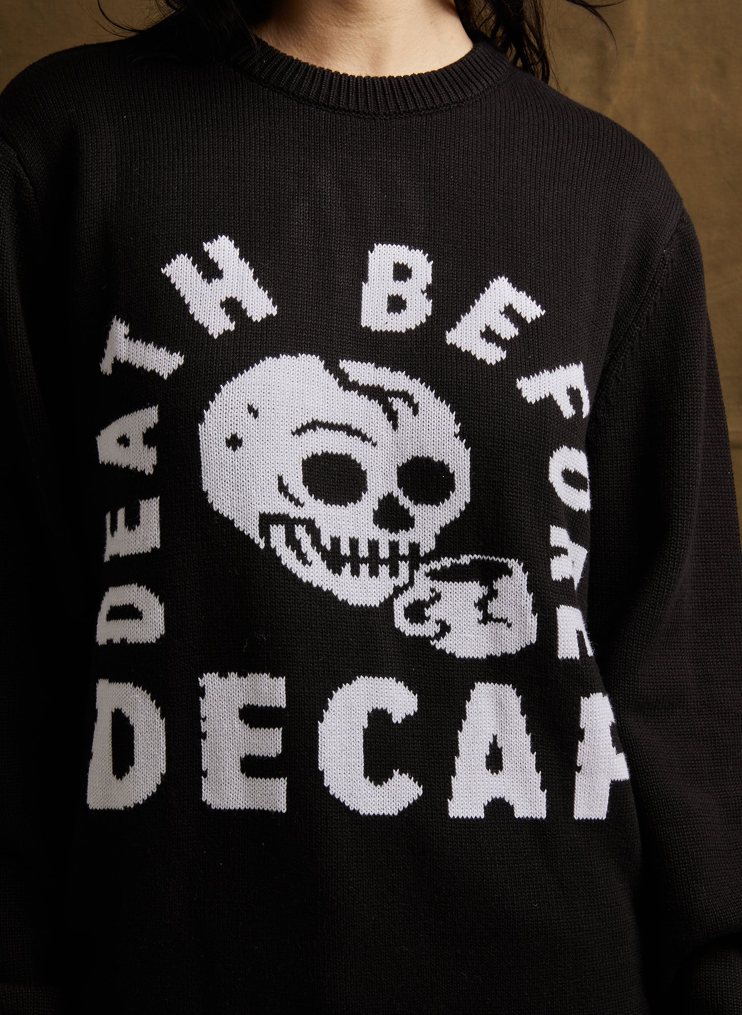 Death Before Decaf Sweater - Mystic Mug 