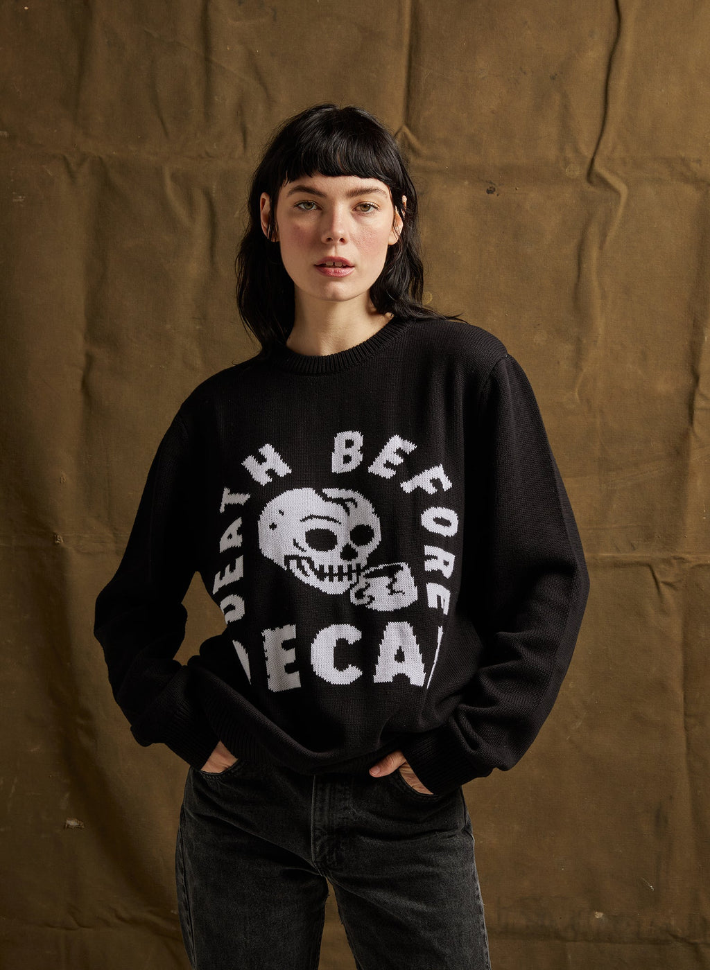 Death Before Decaf Sweater - Mystic Mug 