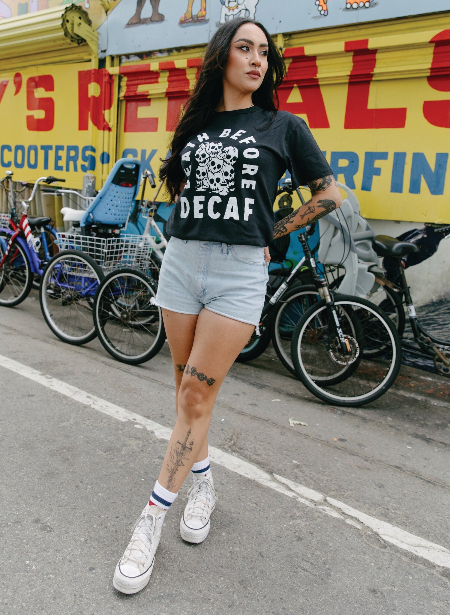 Death Before Decaf Tee - Mystic Mug 