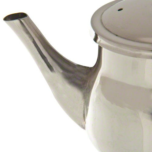 Stainless Steel Gooseneck Tea & Coffee Pot w/ Vented Hinged Lid - Mystic Mug 