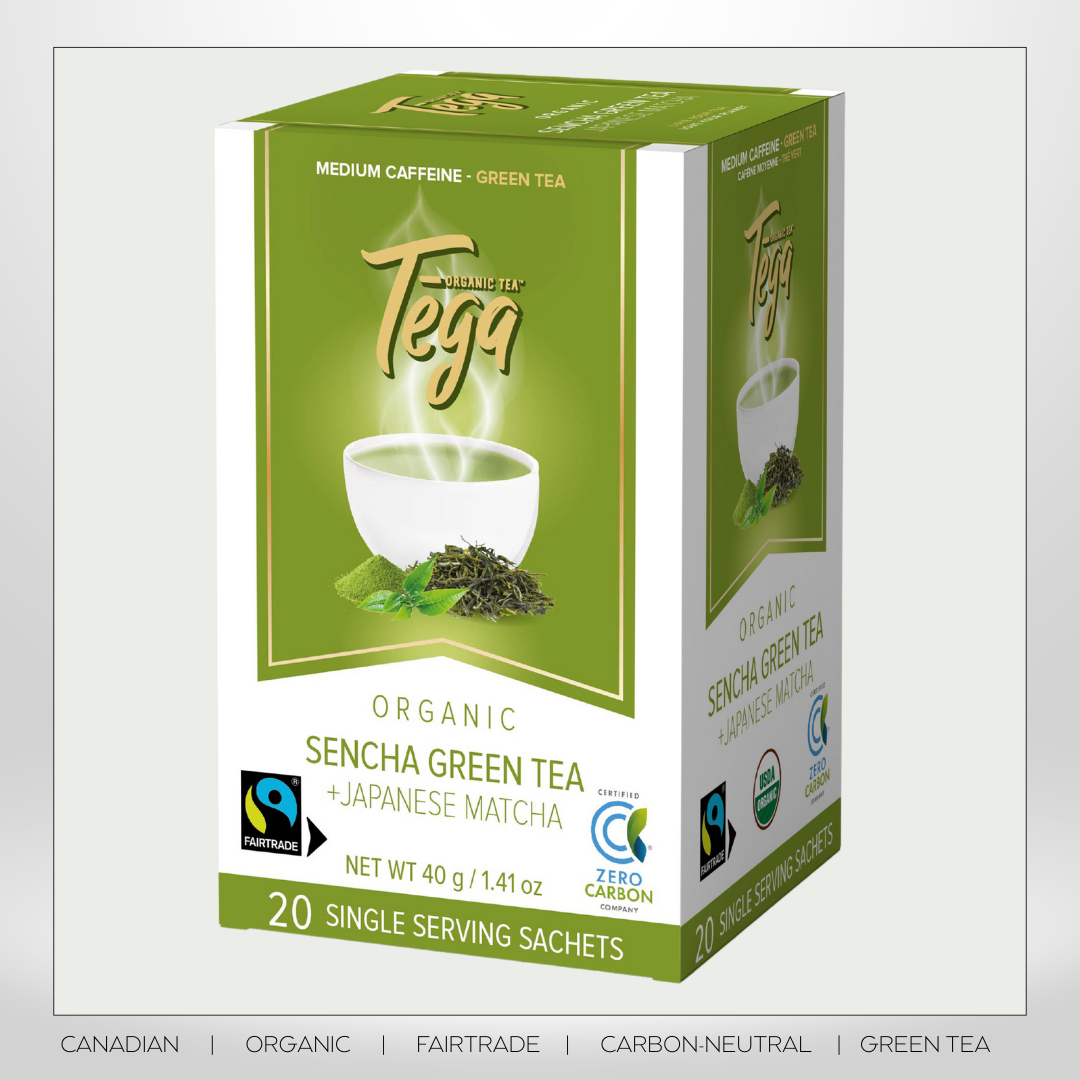 Sencha Green Tea w. Japanese Matcha Organic Fairtrade 20ct - Mystic Mug 