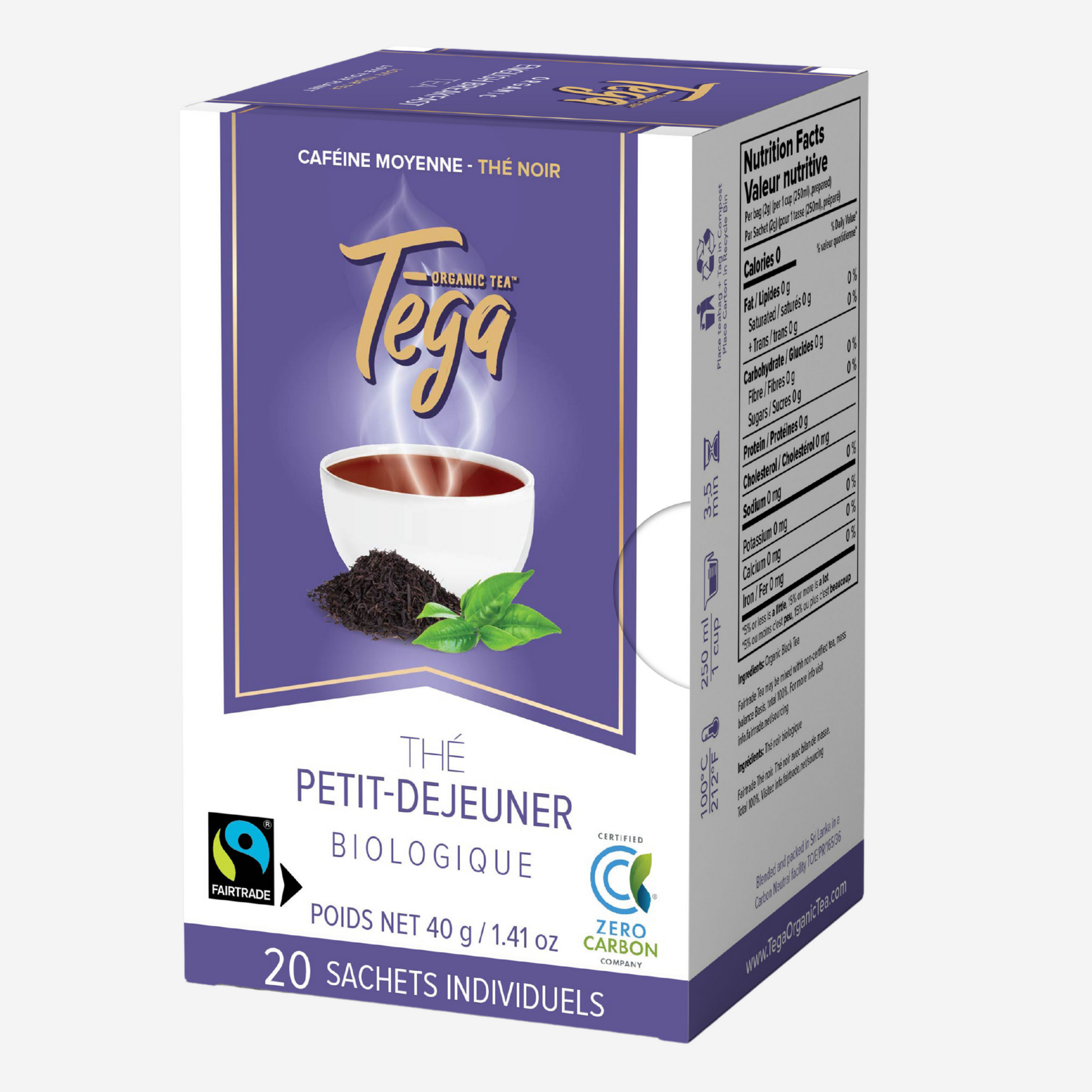 Breakfast Tea Organic Fairtrade 20ct - Mystic Mug 