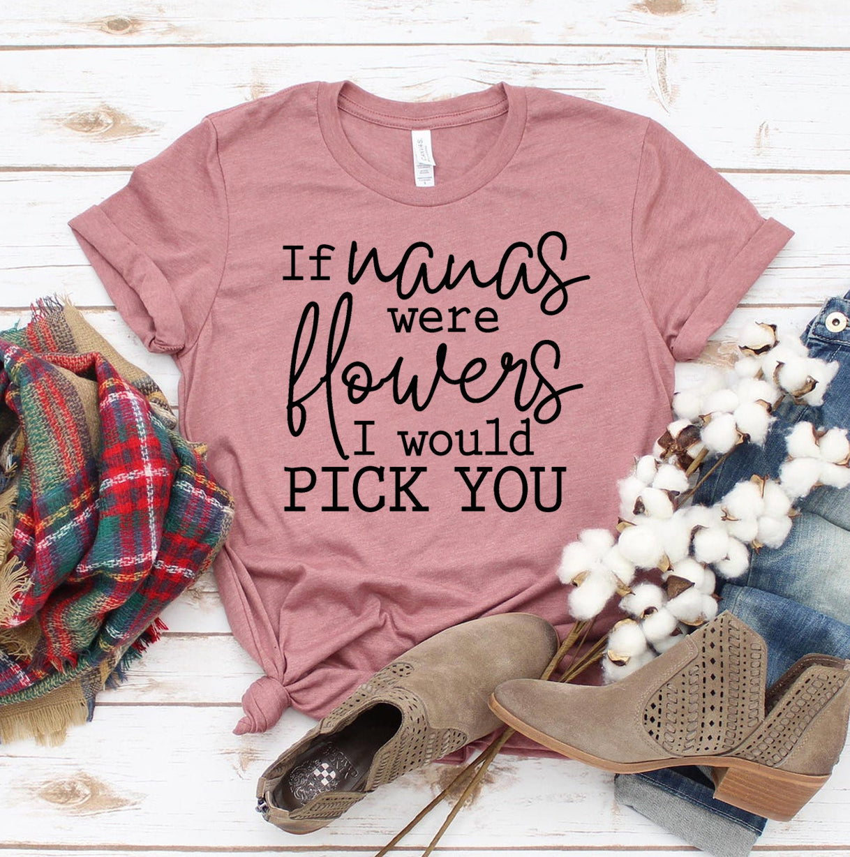 If Nanas Were Flowers T-shirt - Mystic Mug 