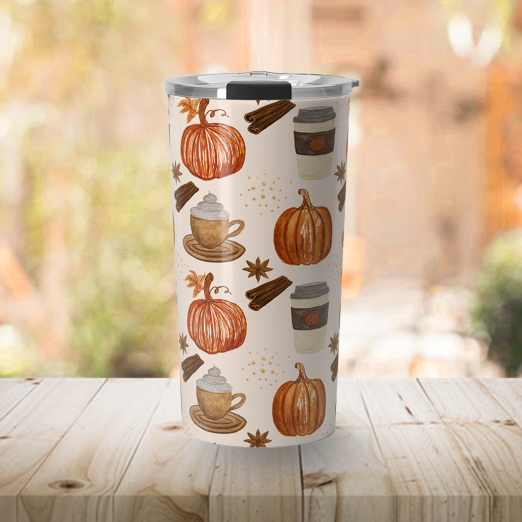 Pumpkin Spice Coffee Travel Mug - Mystic Mug 