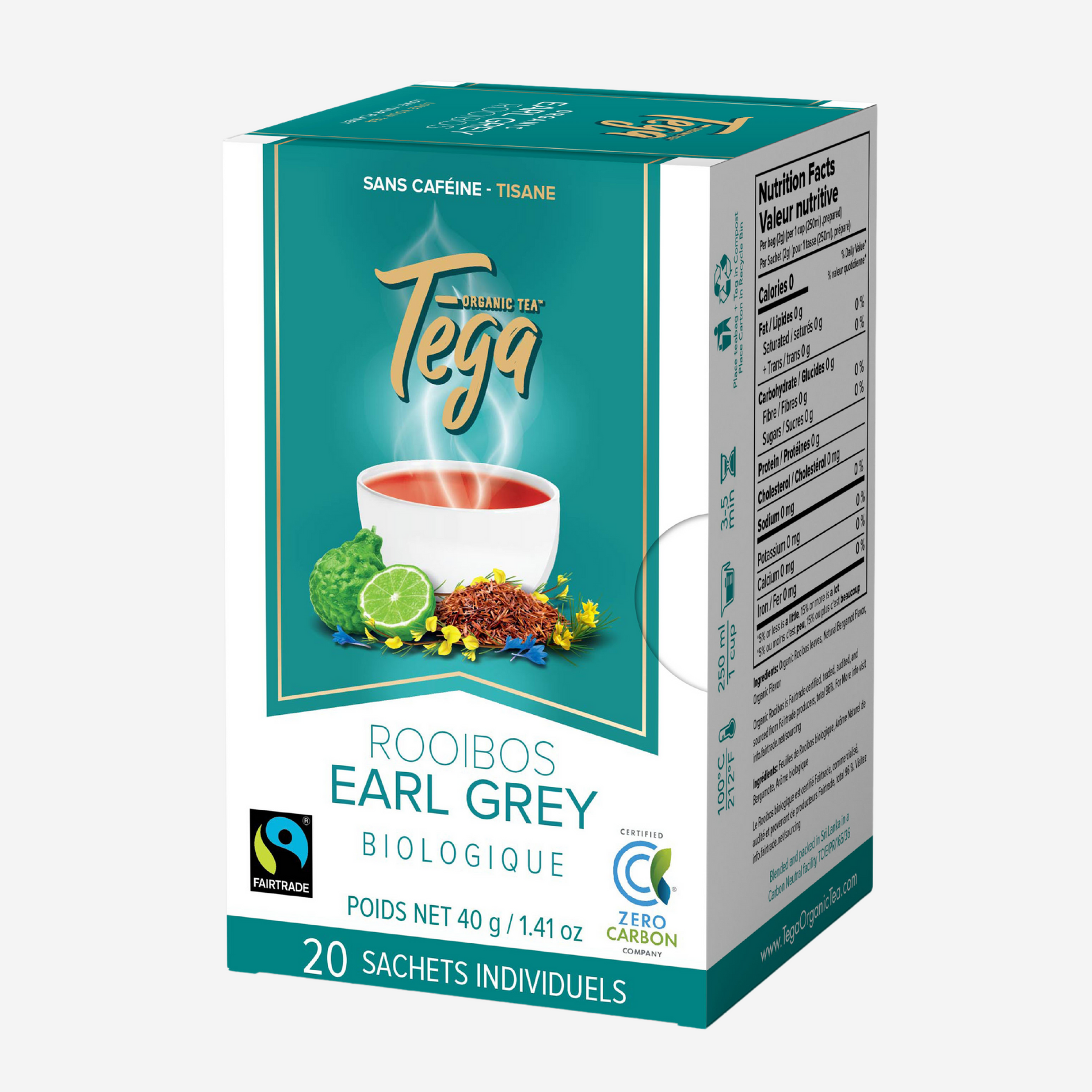 Earl Grey Rooibos Organic Fairtrade 20ct - Mystic Mug 