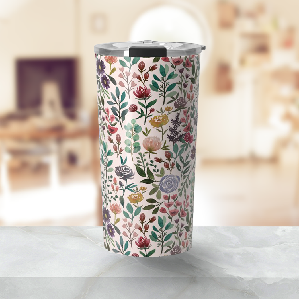 Spring Garden Flowers Travel Mug - Mystic Mug 