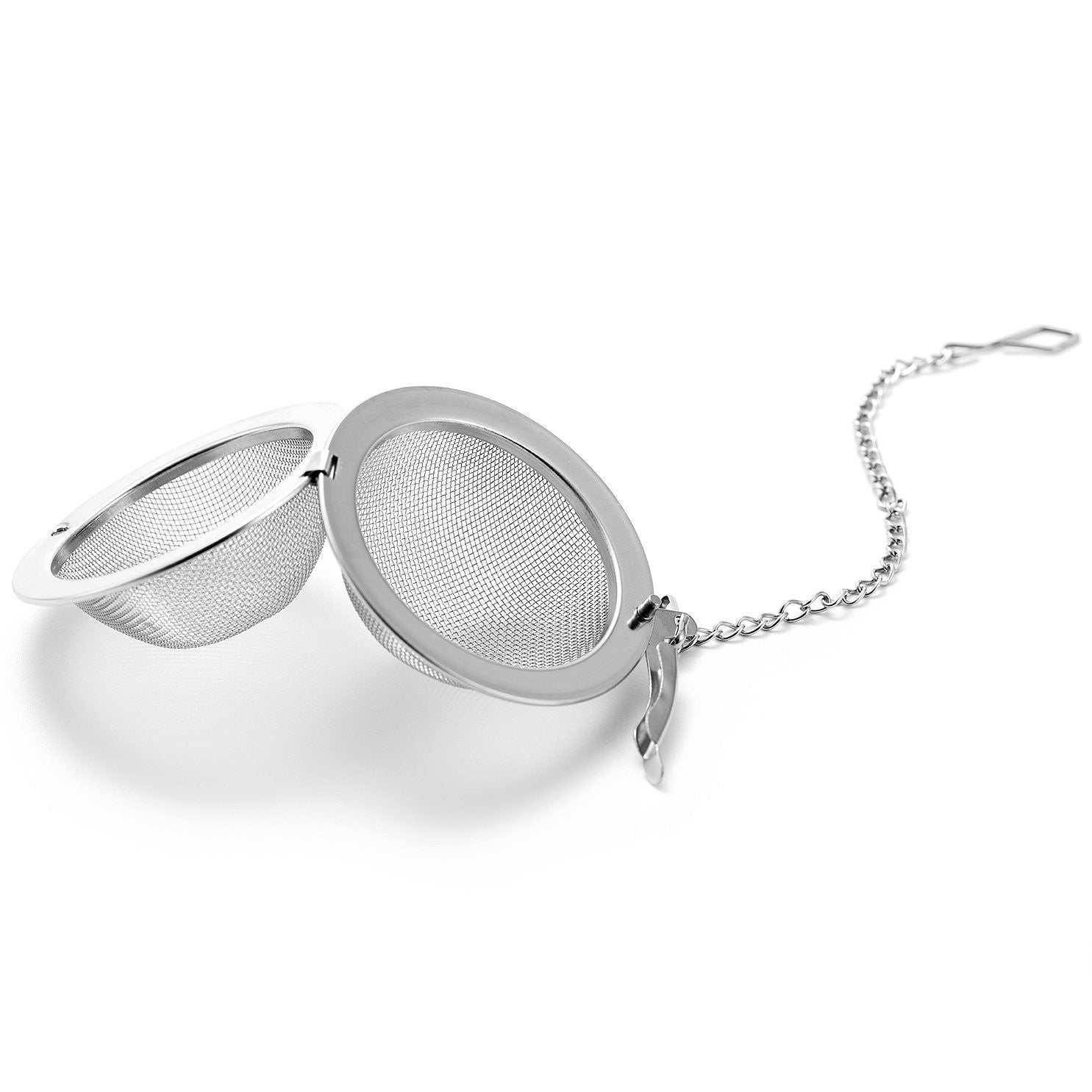 Stainless Steel Tea Ball Mesh Infuser - BUY 1 - GET 1 FREE (2 inch Diameter) - Mystic Mug 