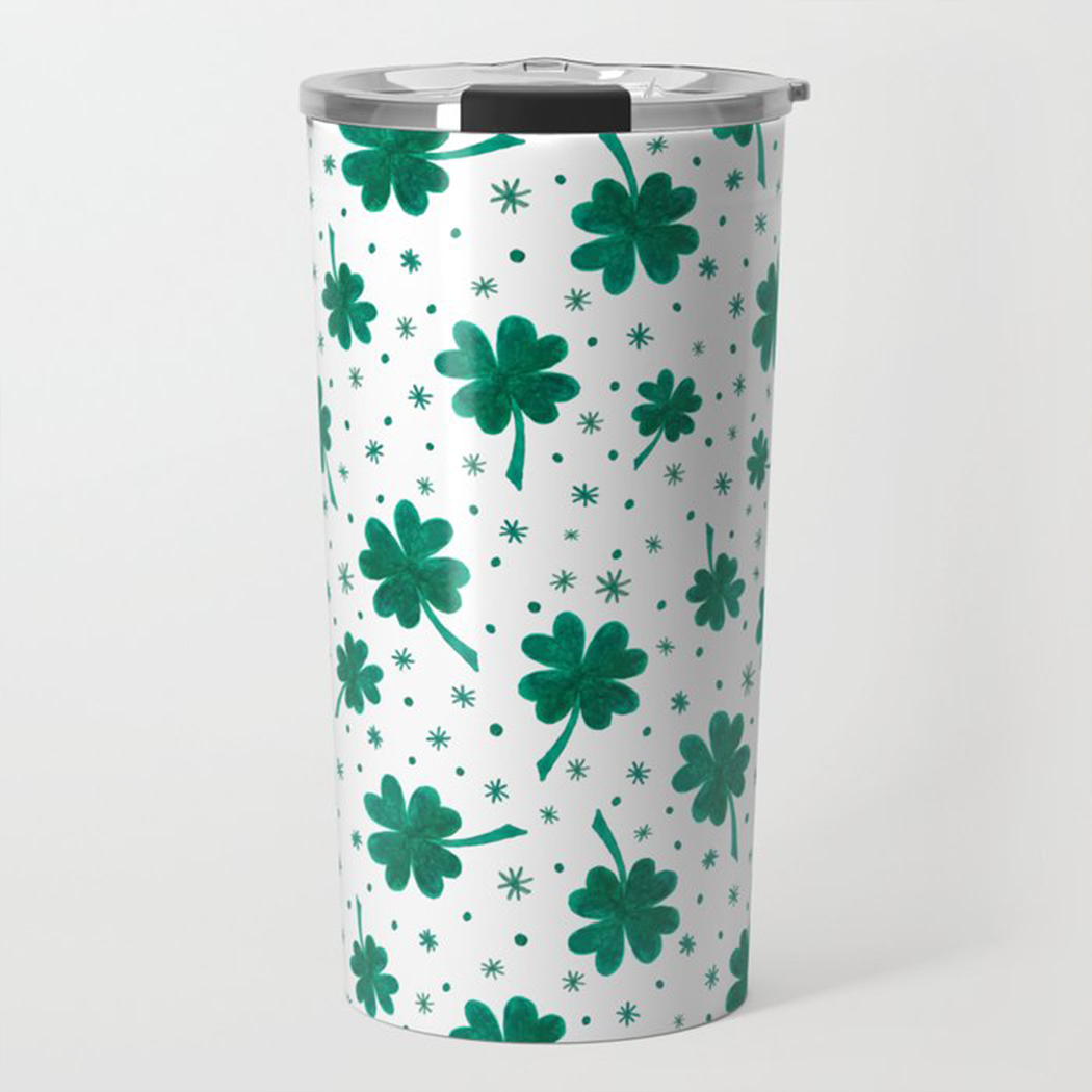 Four Leaf Clover | St. Patrick's Day Travel Mug - Mystic Mug 