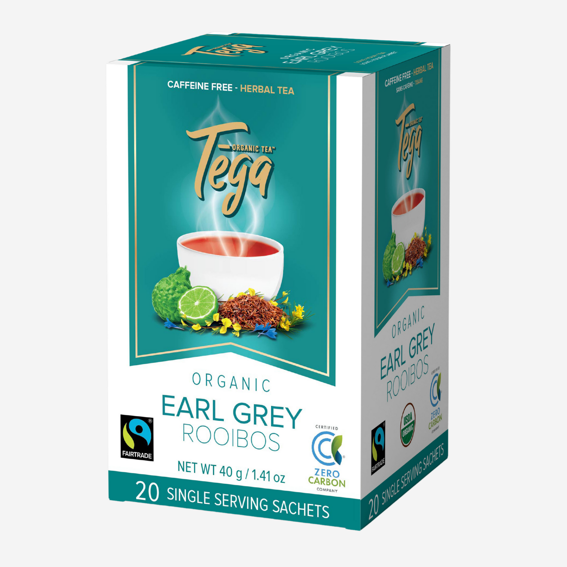Earl Grey Rooibos Organic Fairtrade 20ct - Mystic Mug 